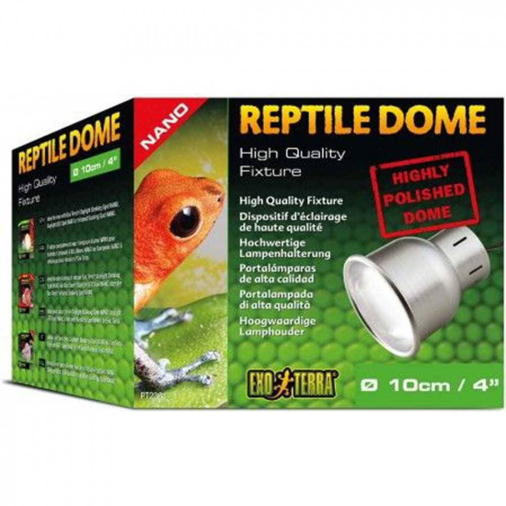 Светильник с держателем - Exo Terra Reptile Nano Dome - для ламп до 40 Вт