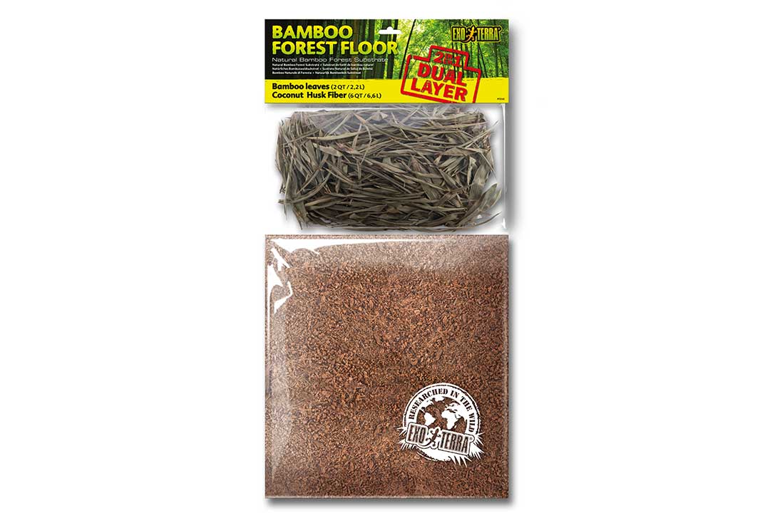 Грунт для террариума - Exo Terra Bamboo Forest Floor 2в1 - бамбук и кокос (2,2 + 6,6 л)