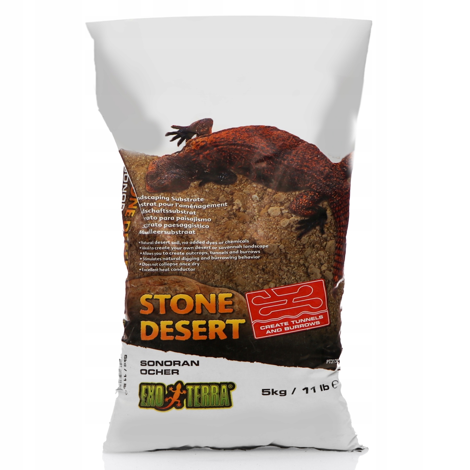Грунт пустынный с глиной - Exo Terra Sonoran Ocher Stone Desert - желтый 5 кг